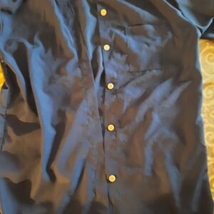 Dark Blue Spandex Blend Fabric